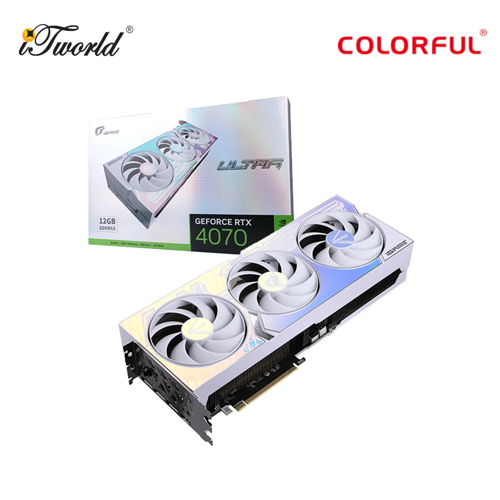 COLORFUL iGame GeForce RTX 4070 SUPER Ultra W OC 12GB-V Graphics Card (6970417591146)