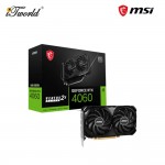 MSI GeForce RTX 4060 VENTUS 2X BLACK 8G OC Graphics Card (912-V516-012)