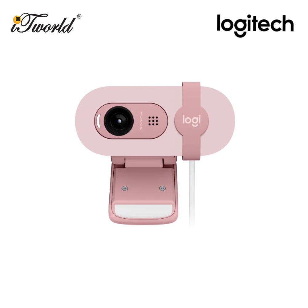 Logitech Brio 100 Full HD Webcam Rose - 960-001624