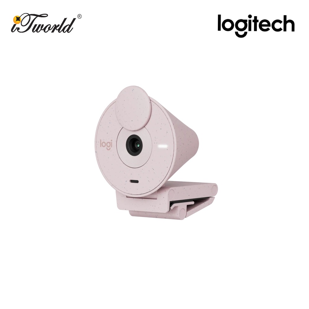 Logitech Brio 300 Full HD Webcam - Rose (960-001449)