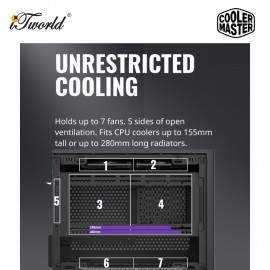 Cooler Master MASTERBOX NR200P Casing - Black (CM-MCB-NR200P-KGNN-S00)