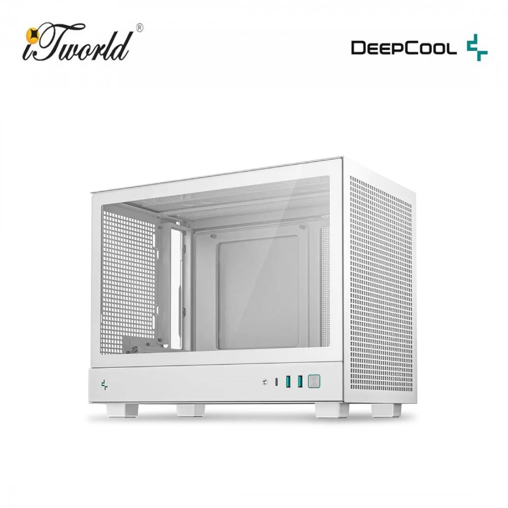 Deepcool CH160 ITX Case – White (R-CH160-WHNGI0-G-1)