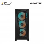 Gigabyte C301 Glass Mid-Tower PC Gaming Case - Black (GZ-C301G BLK)