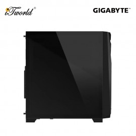 Gigabyte C301 Glass Mid-Tower PC Gaming Case - Black (GZ-C301G BLK)