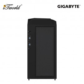 Gigabyte C301 Glass Mid-Tower PC Gaming Case - Black (GZ-C301G BLK)