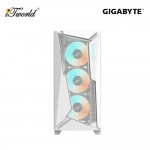 Gigabyte C301 Glass Mid-Tower PC Gaming Case – White (GZ-C301G WHT)