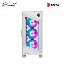 MSI MPG Velox 100R Tempered Glass Mid Tower Case – White (306-7G18W23-809)