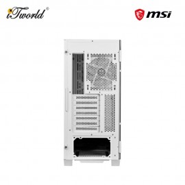 MSI MPG Velox 100R Tempered Glass Mid Tower Case – White (306-7G18W23-809)