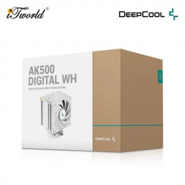 Deepcool AK500 Digital CPU Cooler White - R-AK500-WHADMN-G