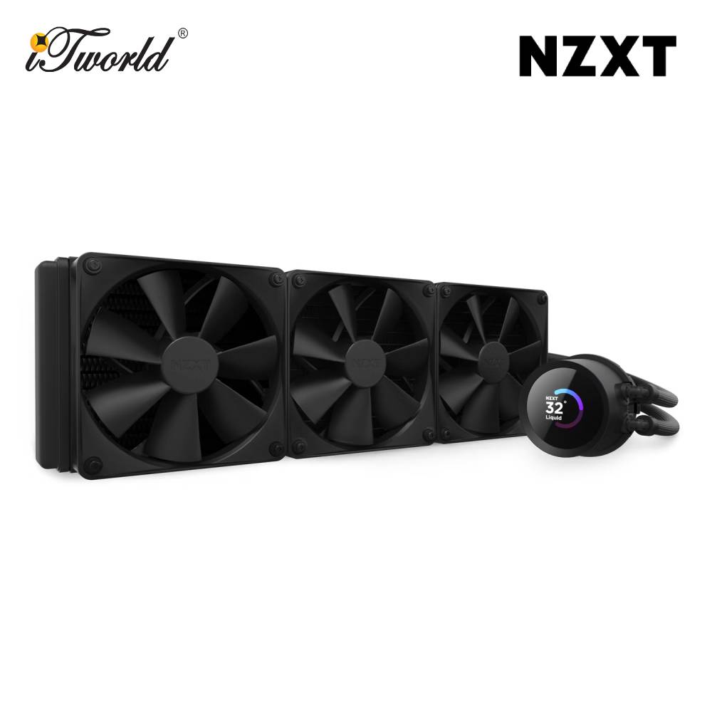 NZXT Kraken 360 CPU Cooler – Black (RL-KN360-B1)