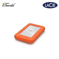 LaCie Rugged Mini USB 3.0 With Rescue Portable Hard Drive (LAC301558)