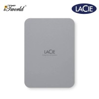 LaCie Mobile Drive V2 USB-C With Rescue Portable Hard Drive (STLP1000400)