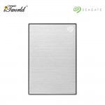 Seagate  ®️ One Touch 4TB with Password  – Silver STKZ4000401