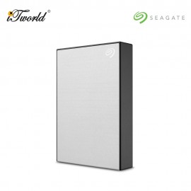 Seagate One Touch 5TB 2.5” USB 3.0 External HDD – Silver (STKZ5000401)