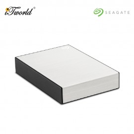 Seagate One Touch 5TB 2.5” USB 3.0 External HDD – Silver (STKZ5000401)