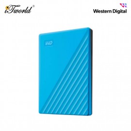 Western Digital 2TB My Passport Portable Storage USB 3.2 Gen 1 - Blue - WDBYVG0020BBL-WESN