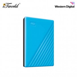 Western Digital 2TB My Passport Portable Storage USB 3.2 Gen 1 - Blue - WDBYVG0020BBL-WESN