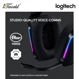 Logitech G733 LIGHTSPEED Wireless RGB Gaming Headset - Black (981-000867)