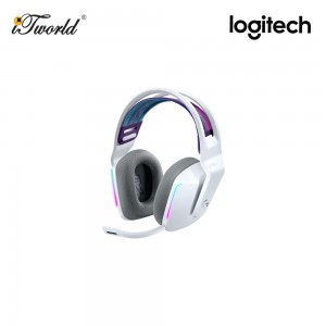 Logitech G733 LIGHTSPEED Wireless RGB Gaming Headset - White (981-000886)