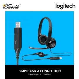 Logitech USB Headset H390 - White 982 -001287 097855181985