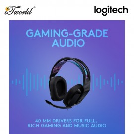 Logitech G335 Wired Gaming Headset with Mic - White (981-001019)