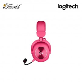 Logitech Pro X 2 Lightspeed Wireless Gaming Headset - Magenta (981-001276)