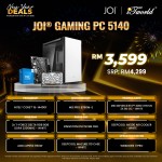 JOI Gaming PC 5140 (Intel core i5-14400F/16GB RAM/500GB SSD/RTX4060/W11P)