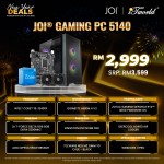 JOI Gaming PC 5140 (Intel core i5-12400F/16GB RAM/500GB SSD/RTX4060/W11P)