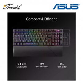 Asus X901 ROG Strix Scope II 96 Wireless Gaming Keyboard - White NXSM STORM SWITCH (90MP037B-BKUA10)