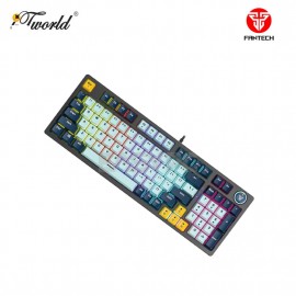 FANTECH (MK875V2-SKY BLUE)-ATOM 81 KEY WIRED GAMING KEYBOARD WITH BLUE SWITCH (MK875V2-SBU)