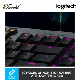 Logitech G913 Lightspeed Ultrathin Wireless RGB Mechanical Gaming Keyboard - Linear (920-008965)