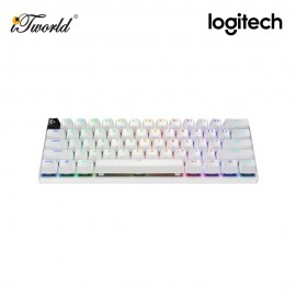 Logitech G PRO X 60 LIGHTSPEED Wireless Gaming Keyboard (Tactile) - White 920-011935