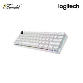 Logitech G PRO X 60 LIGHTSPEED Wireless Gaming Keyboard (Tactile) - White 920-011935