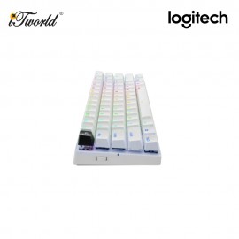 Logitech G PRO X 60 LIGHTSPEED Wireless Gaming Keyboard (Tactile) - White 920-011935