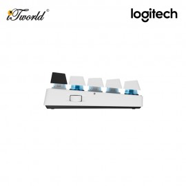 Logitech G PRO X 60 LIGHTSPEED Wireless Gaming Keyboard (Tactile) - White 920-011935