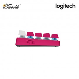 Logitech G PRO X 60 LIGHTSPEED Wireless Gaming Keyboard (Tactile) - Magenta 920-011954