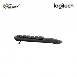 Logitech Wave Keys Wireless Ergonomic Keyboard - Graphite 920-012281