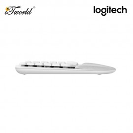 Logitech Wave Keys Wireless Ergonomic Keyboard – Off-White/Pale Grey 920-012282