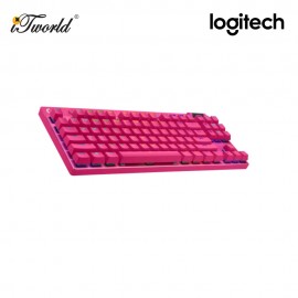 Logitech Pro X TKL Lightspeed Gaming Keyboard – Magenta (920-012426)