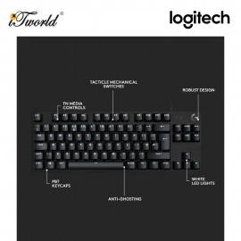 LOGITECH G413 TKL SE MECHANICAL GAMING KEYBOARD (920-010448)