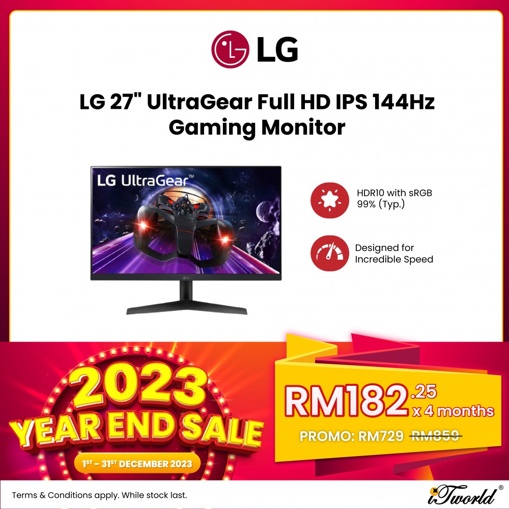 Monitor Gamer LG UltraGear 27 Full HD