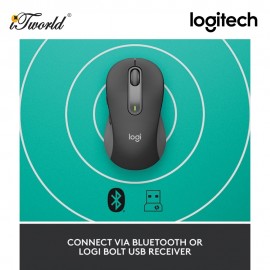 Logitech Signature M650 Wireless Mouse Large – Graphite (910-006247)