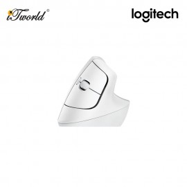 Logitech Lift Vertical Ergonomic Wireless Mouse - Off white (910-006480)