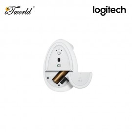 Logitech Lift Vertical Ergonomic Wireless Mouse - Off white (910-006480)