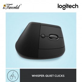 Logitech Lift Vertical Ergonomic Wireless Mouse - Off white (910-006480)