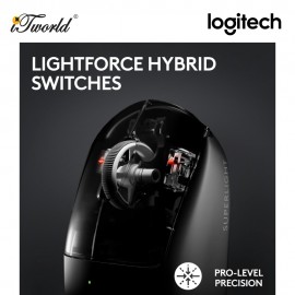 Logitech G Pro X Superlight 2 Lightspeed Wireless Gaming Mouse - Black (910-006632)