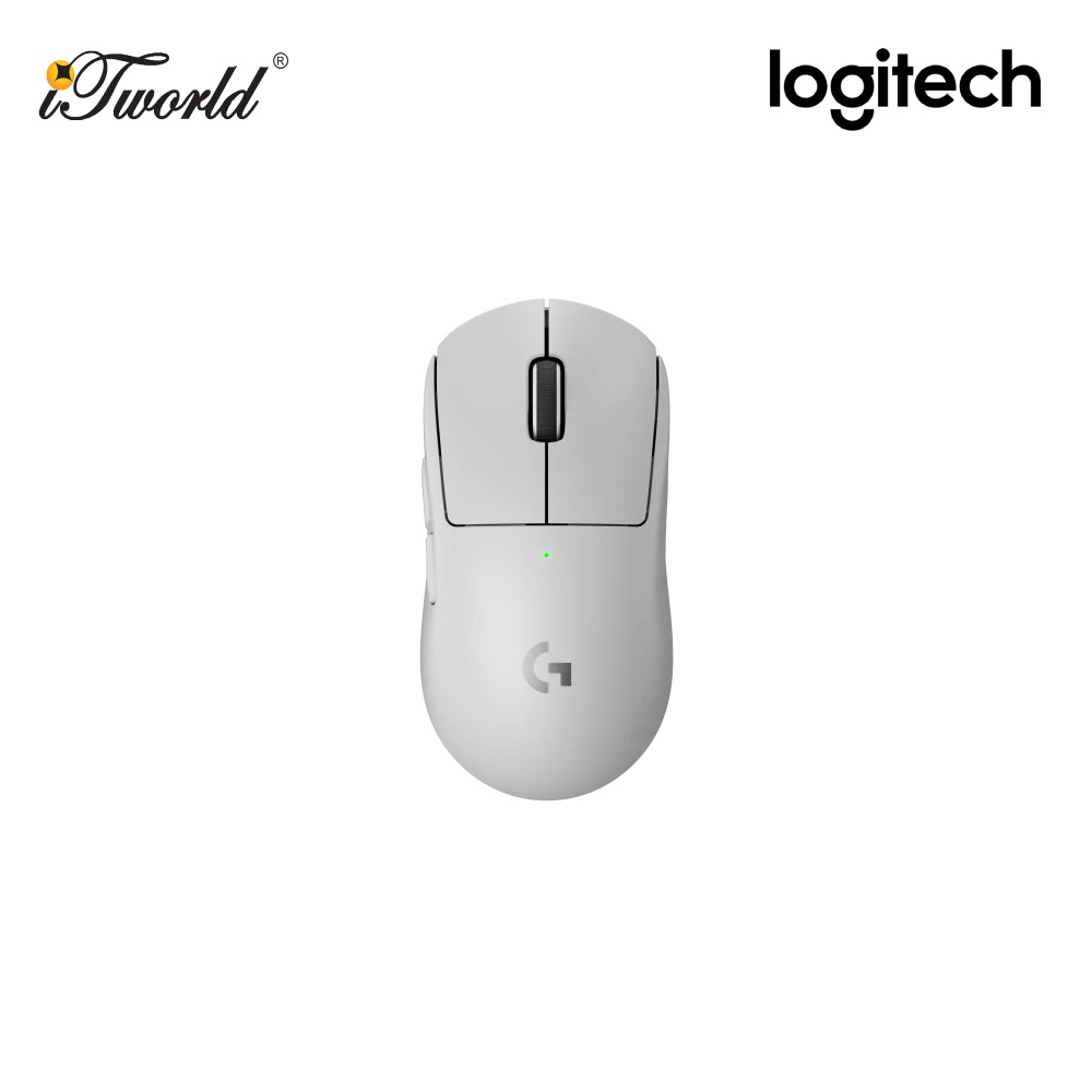 Logitech G Pro X Superlight 2 Lightspeed Wireless Gaming Mouse – White (910-006640)