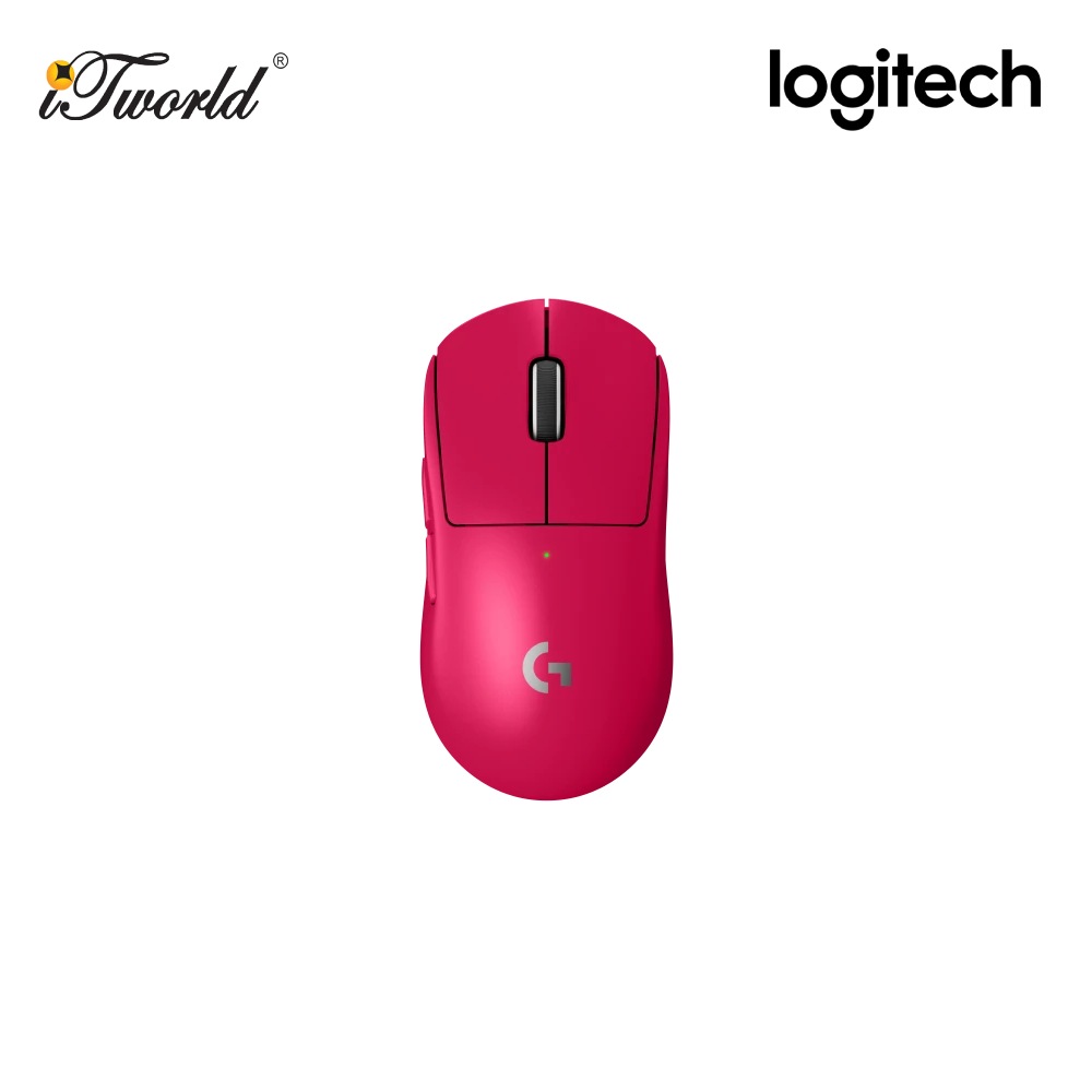 Logitech G Pro X Superlight 2 Lightspeed Wireless Gaming Mouse – Magenta (910-006799)