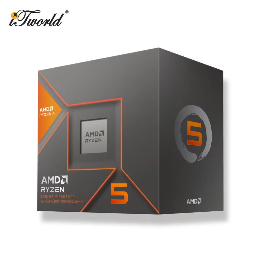 AMD Ryzen 5 8600G w Wraith Stealth Processor (100-100001237BOX)