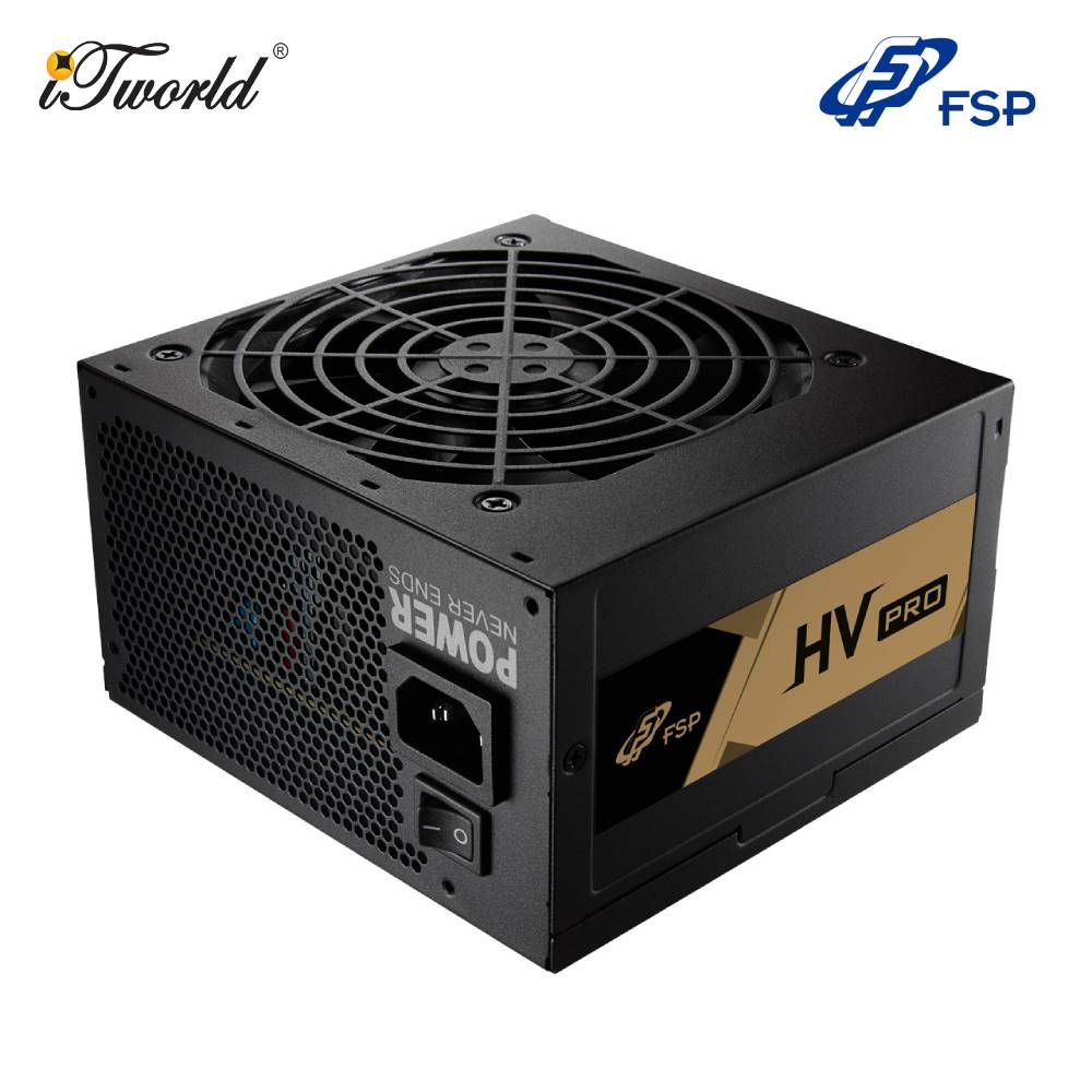 FSP HV PRO 80 Plus Bronze 650W Power Supply (FSP650-51AAC)